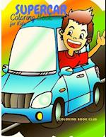 Supercar Coloring Book for Kids