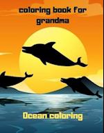 Coloring book for grandma