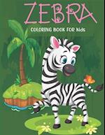 Zebra coloring book for kids