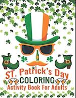 St. Patrick's Day Coloring Activity Book For Adults