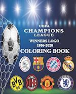 UEFA Champions League Winners Logo 1956-2020 Coloring Book