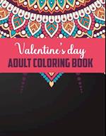 Valentine's day adult coloring book