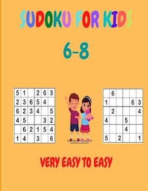 Sudoku For Kids 6-8 Very Easy To Easy