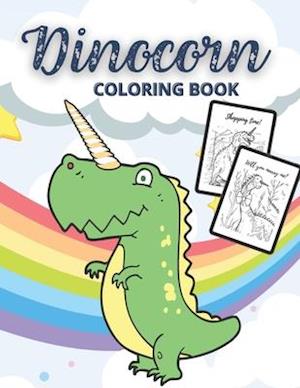 Dinocorn Coloring Book
