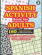 SPANISH ACTIVITY Book for ADULTS