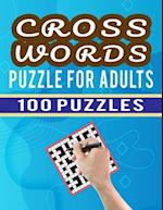 Cross Words Puzzle For Adults - 100 Puzzles