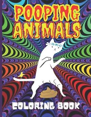 Download Få Pooping Animals Coloring Book af Funny Coloring som Paperback bog på engelsk - 9798591491291