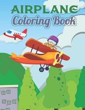 Airplane Coloring Book