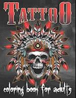 Tattoo Coloring Book For Adults