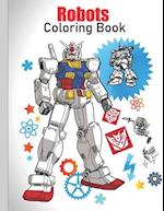 Robots Coloring Book