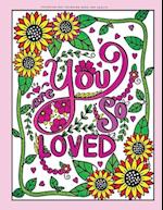 valentine day coloring book for adults you are so loved