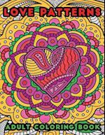 love patterns adult coloring book