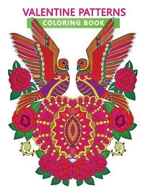 valentine patterns coloring book