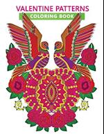 valentine patterns coloring book