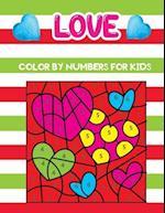 Love color by numbers for kids