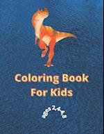 dinosaur coloring book for kids ages 2-4, 4-8