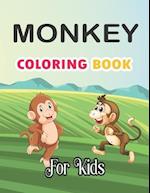 Monkey Coloring Book For Kids