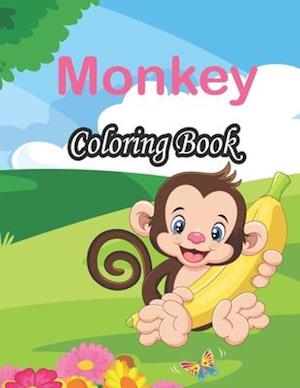 Monkey Coloring Book