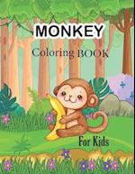 Monkey Coloring Book For Kids