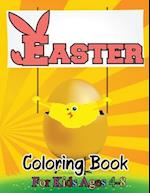 Easter coloring book for kids ages 4-8