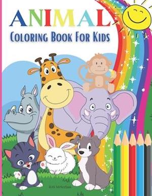 ANIMAL Coloring Book For Kids