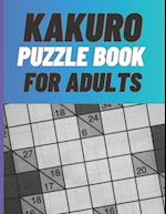 Kakuro Puzzle Book For Adults