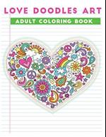 love doodles art adult coloring book