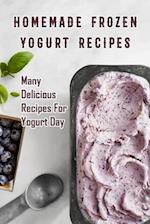 Homemade Frozen Yogurt Recipes