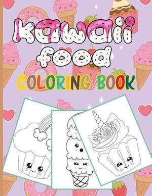 Kawaii Food Coloring Book