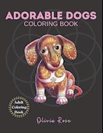 Adorable Dogs Coloring Book