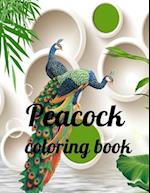 Peacock coloring book