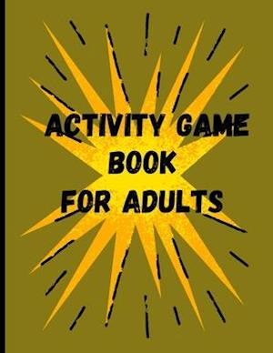 Activity Game Book For Adults