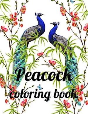 Peacock coloring book