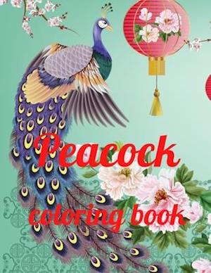 Peacock coloring book