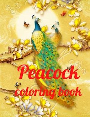 Peacock coloring book