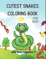 cutest snakes coloring book for kids