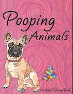 Pooping Animals An Adult Coloring Book