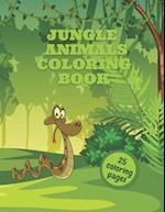 Jungle Animals Coloring Book