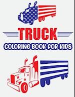 Truck Coloring Book For Kids.