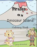 Pirates on Dinosaur Island Coloring Book