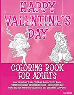 Valentine's Day Coloring Book For Adults