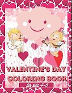 Valentine's Day Coloring Book for Kids 4-8