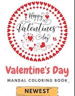 Valentine's Day Mandala Coloring Book