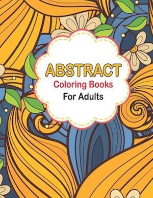 Abstract coloring books for adults