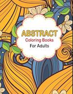 Abstract coloring books for adults