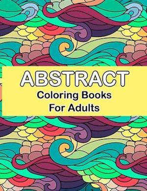 Abstract coloring books for adults