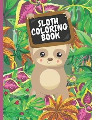 Sloth Coloring Book