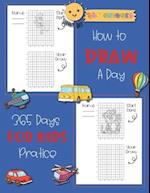 How to Draw A Day For kids