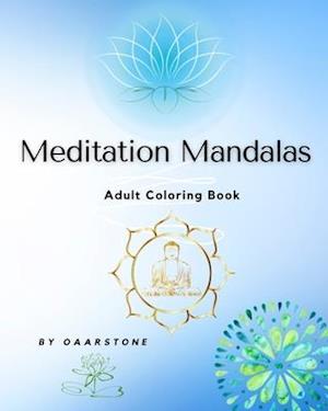 Meditation Mandalas, Adult Coloring Book