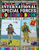 International Special Forces Coloring Book Volume 1: 25 original drawings of the best military soldiers. Army personnel from 24 different countries in